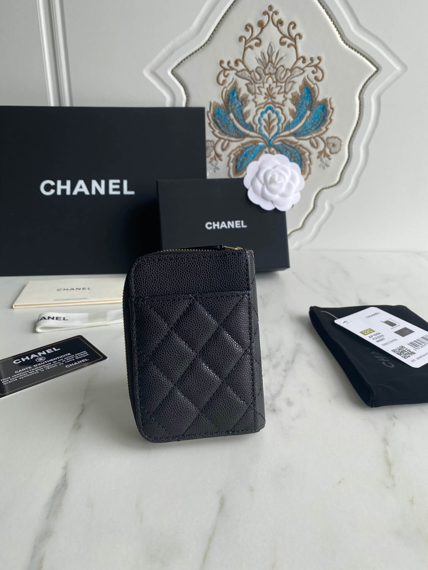 VBS wallet clutch bag 7.5cm black