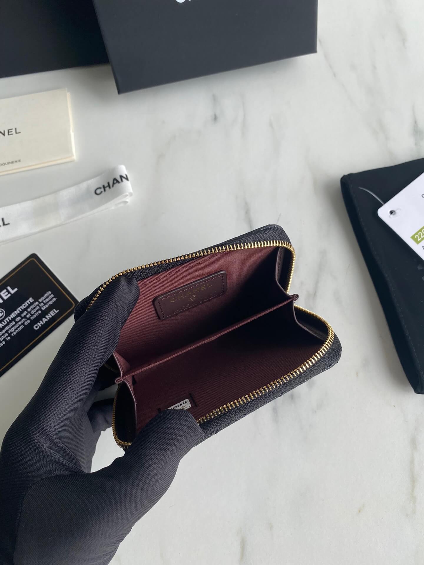 VBS wallet clutch bag 7.5cm black