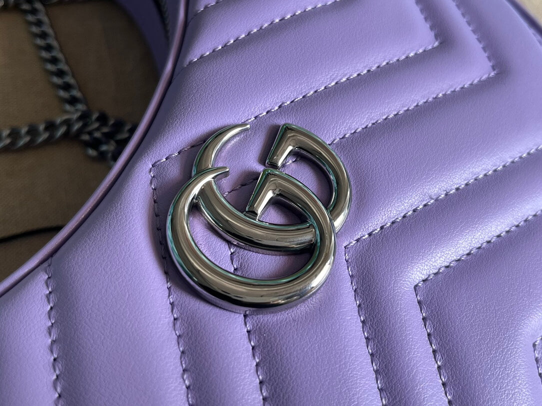 VBS699514 Mini Handbag 21cm purple COWHIDE/ REAL LEATHER