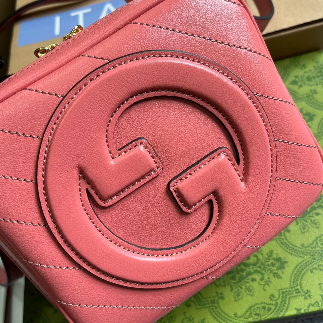 VBS744434 Blondie Handbag 17cm Rose Pink leather
