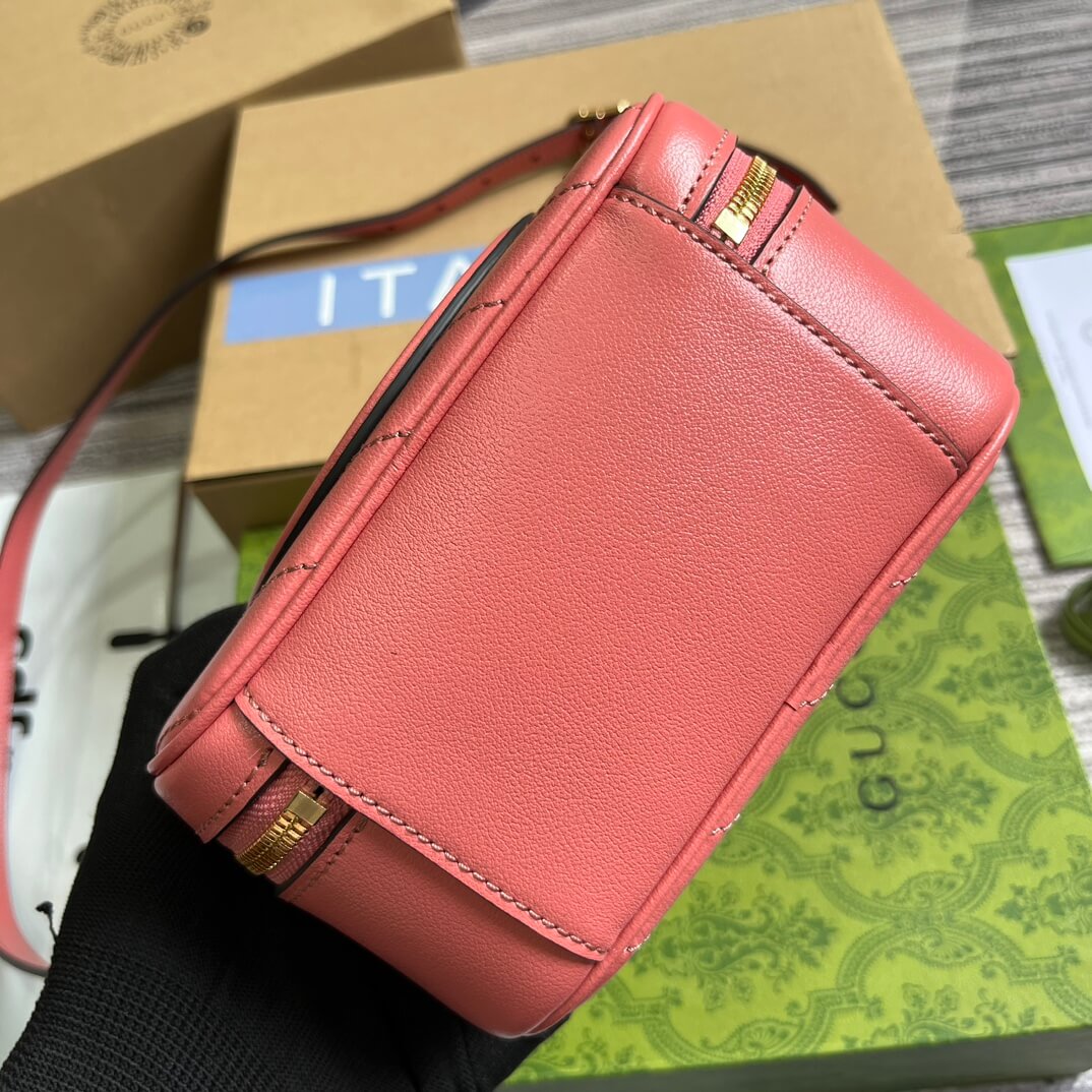 VBS744434 Blondie Handbag 17cm Rose Pink leather