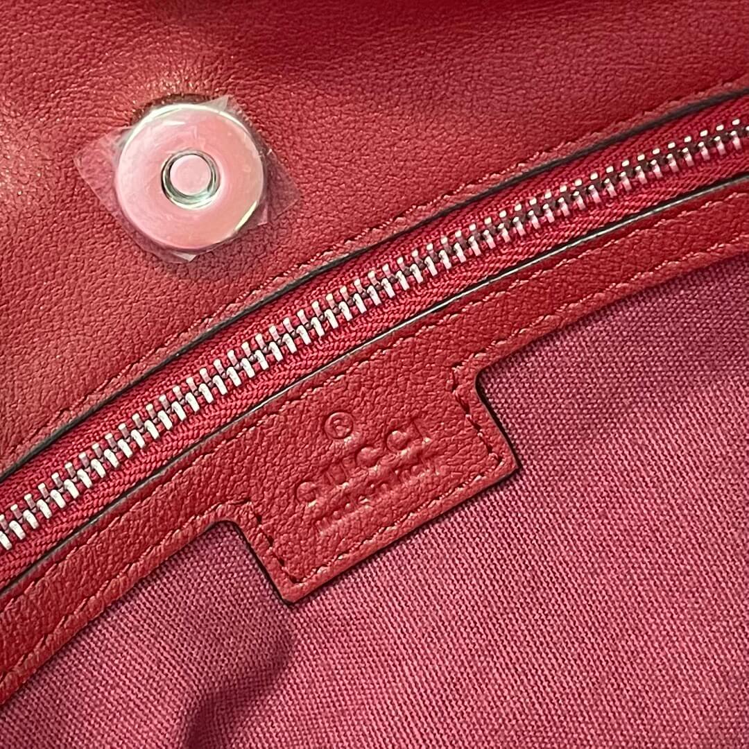 VBS751516 Blondie Handbag 34.5cm red COWHIDE/ REAL LEATHER