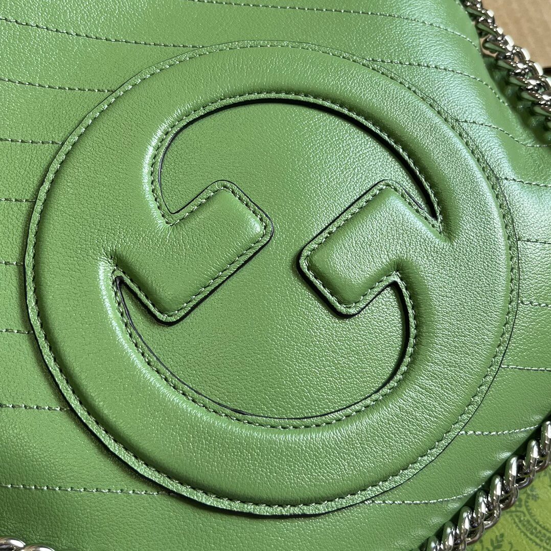 VBS751518 Blondie Handbag 24cm light green leather