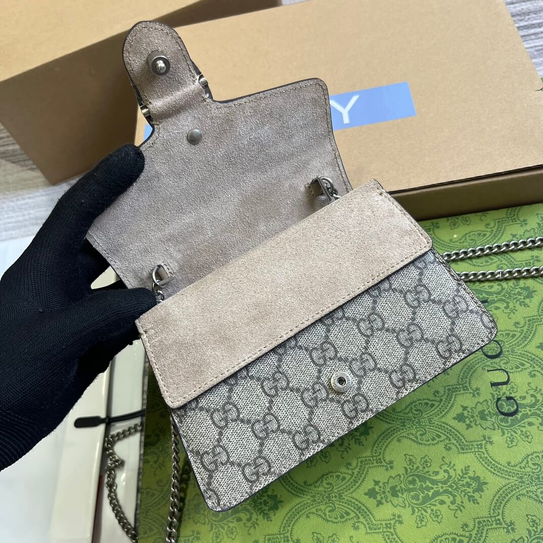 VBS752029 Dionysus Handbag Supreme 18cm Khaki Free shipping