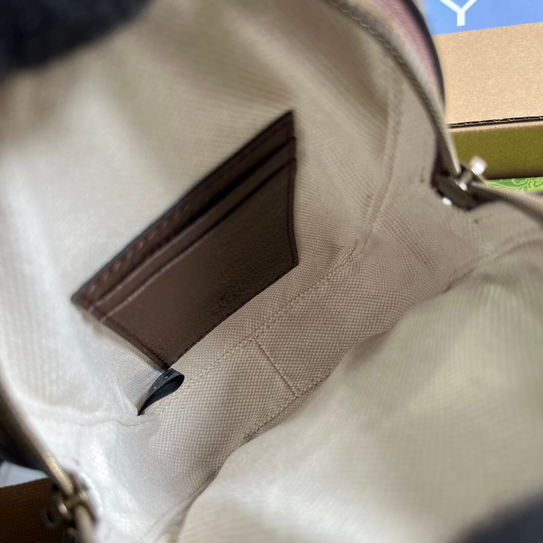 VBS752565 Supreme cross body bags 12cm Brown PVC Free shipping