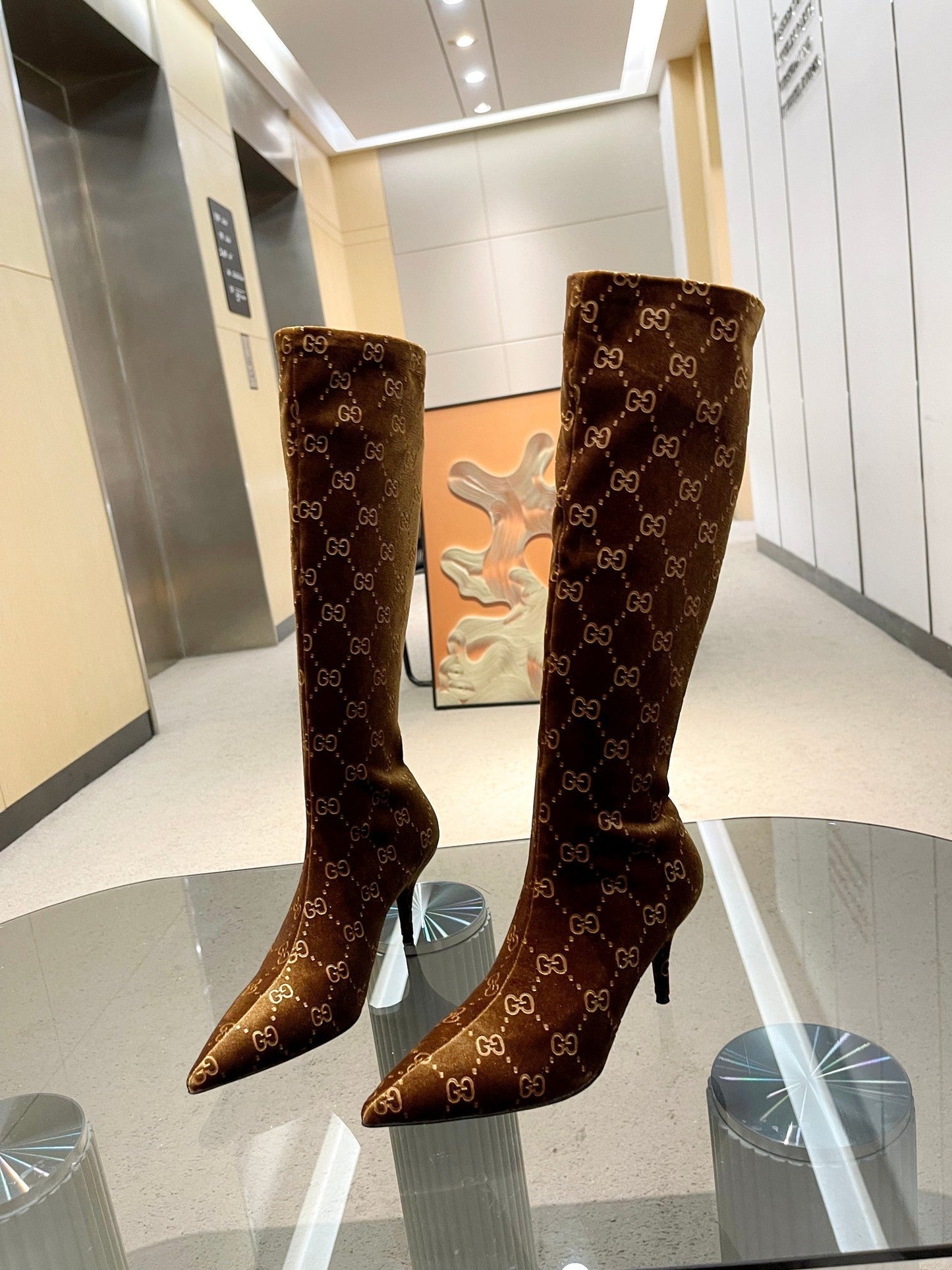 VBS WOMEN'S Vbs KNEE-HIGH BOOT BROWN
