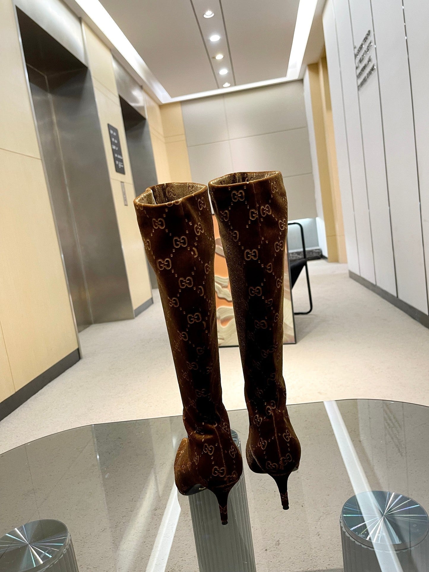 VBS WOMEN'S Vbs KNEE-HIGH BOOT BROWN