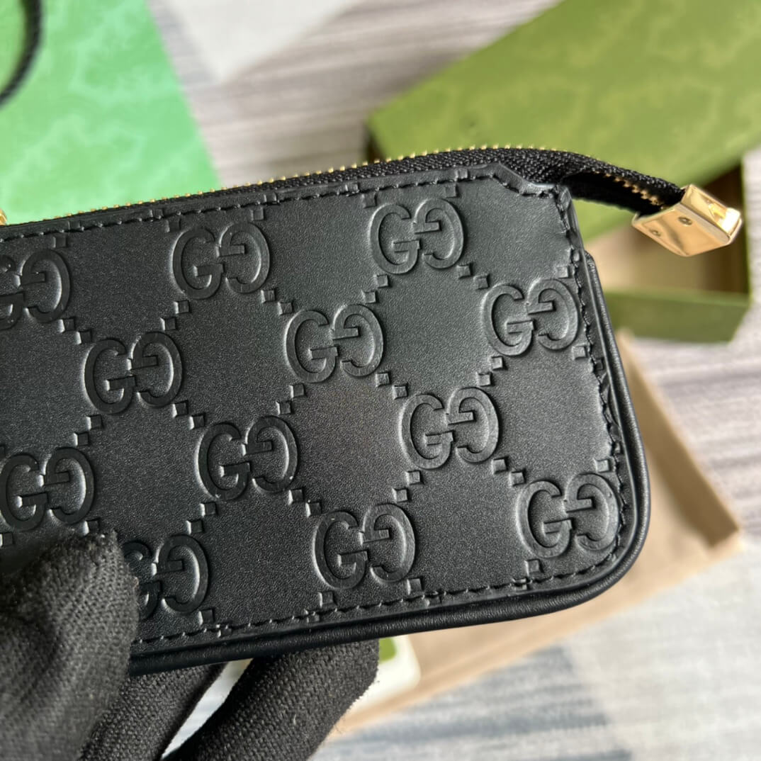 VBS 447964 Marmont wallet 12cm black COWHIDE