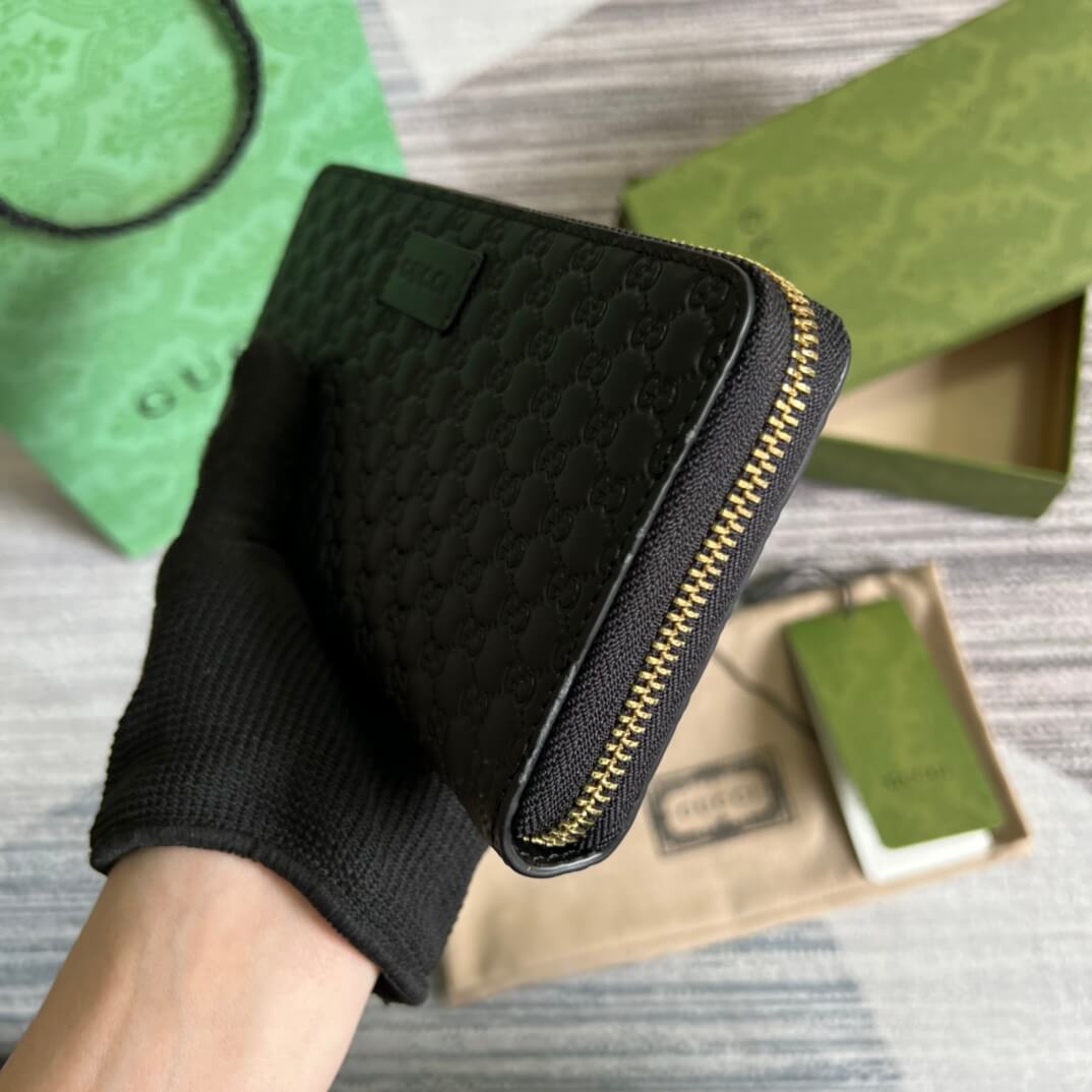 VBS 449391 Marmont black 19cm Small G embossed cowhide