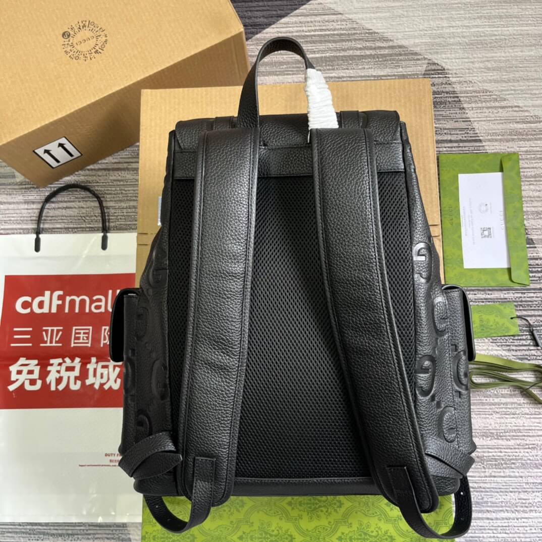 VBS 625770 backpack 34cm black COWHIDE/ REAL LEATHER