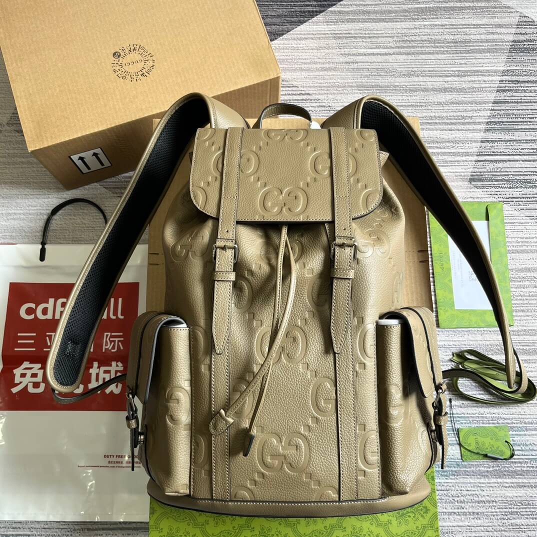 VBS 625770 backpack 34cm taupe COWHIDE/ REAL LEATHER