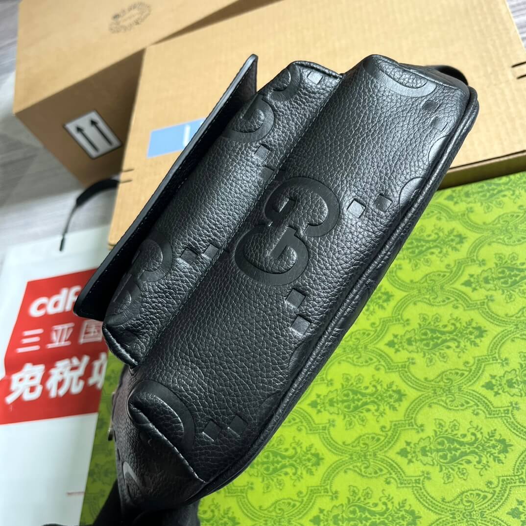 VBS 645093 fanny pack 28cm black/COWHIDE/ REAL LEATHER