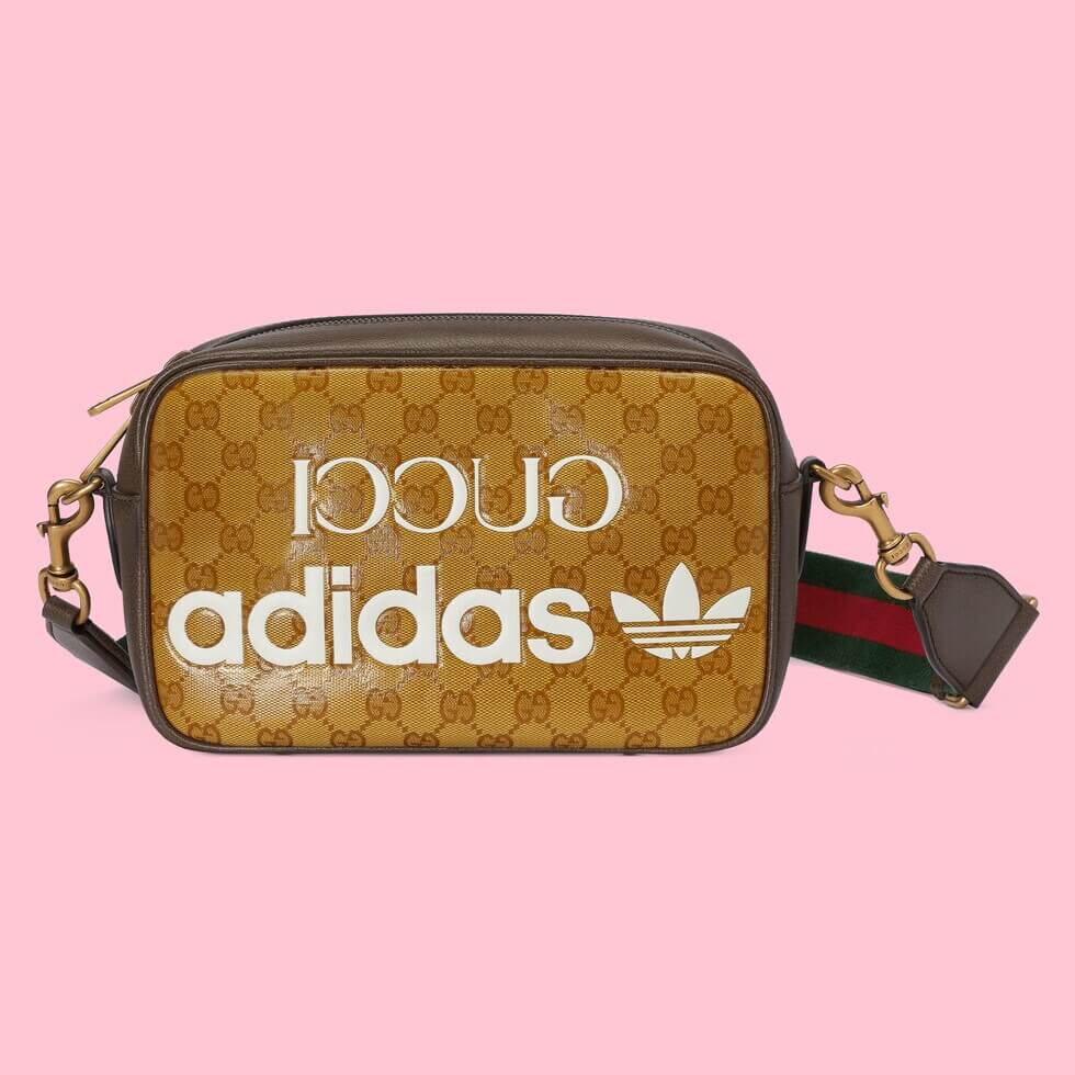 VBS 702427 adidas x cross body bags shoulder bag Leather brown 25CM