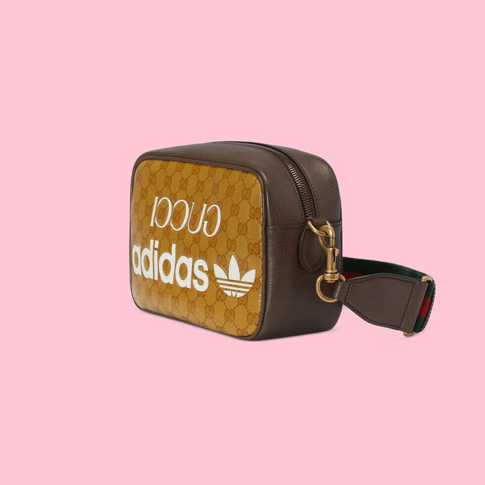 VBS 702427 adidas x cross body bags shoulder bag Leather brown 25CM