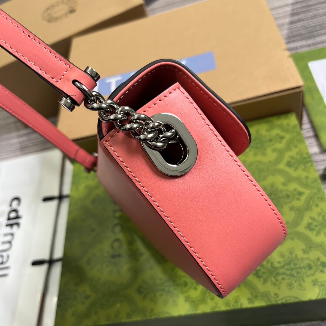 VBS 739722 Petite VBS cross body bags 21cm pink Leather
