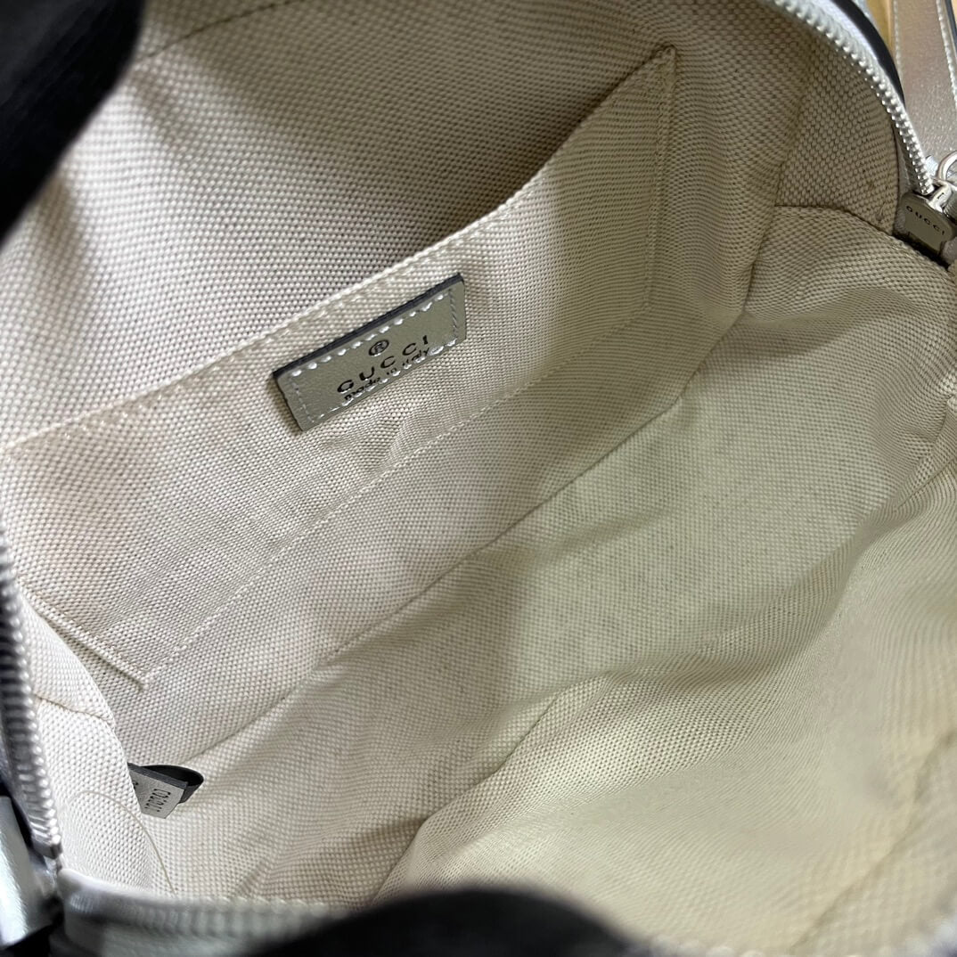 VBS 742360 Blondie shoulder bag 21cm Silver leather Free shipping