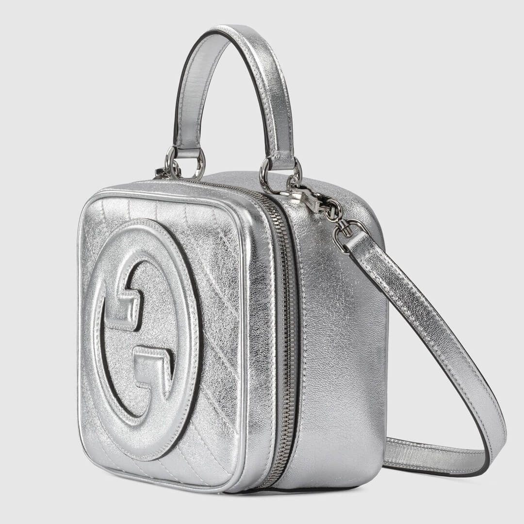 VBS 744434 Blondie Handbag 17cm silver Leather