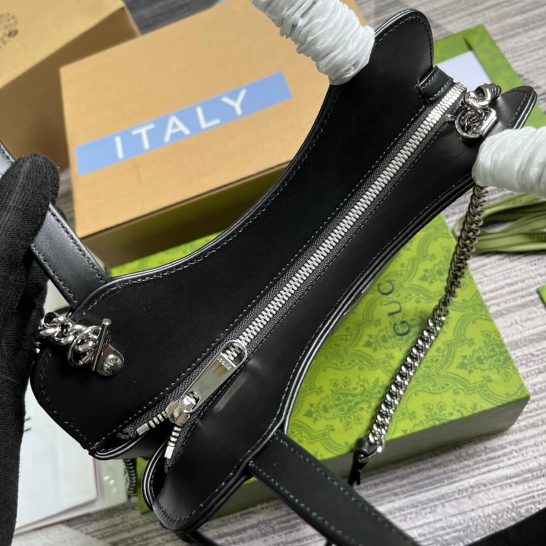 VBS 745918 totes Handbag 28cm Black/Genuine Leather