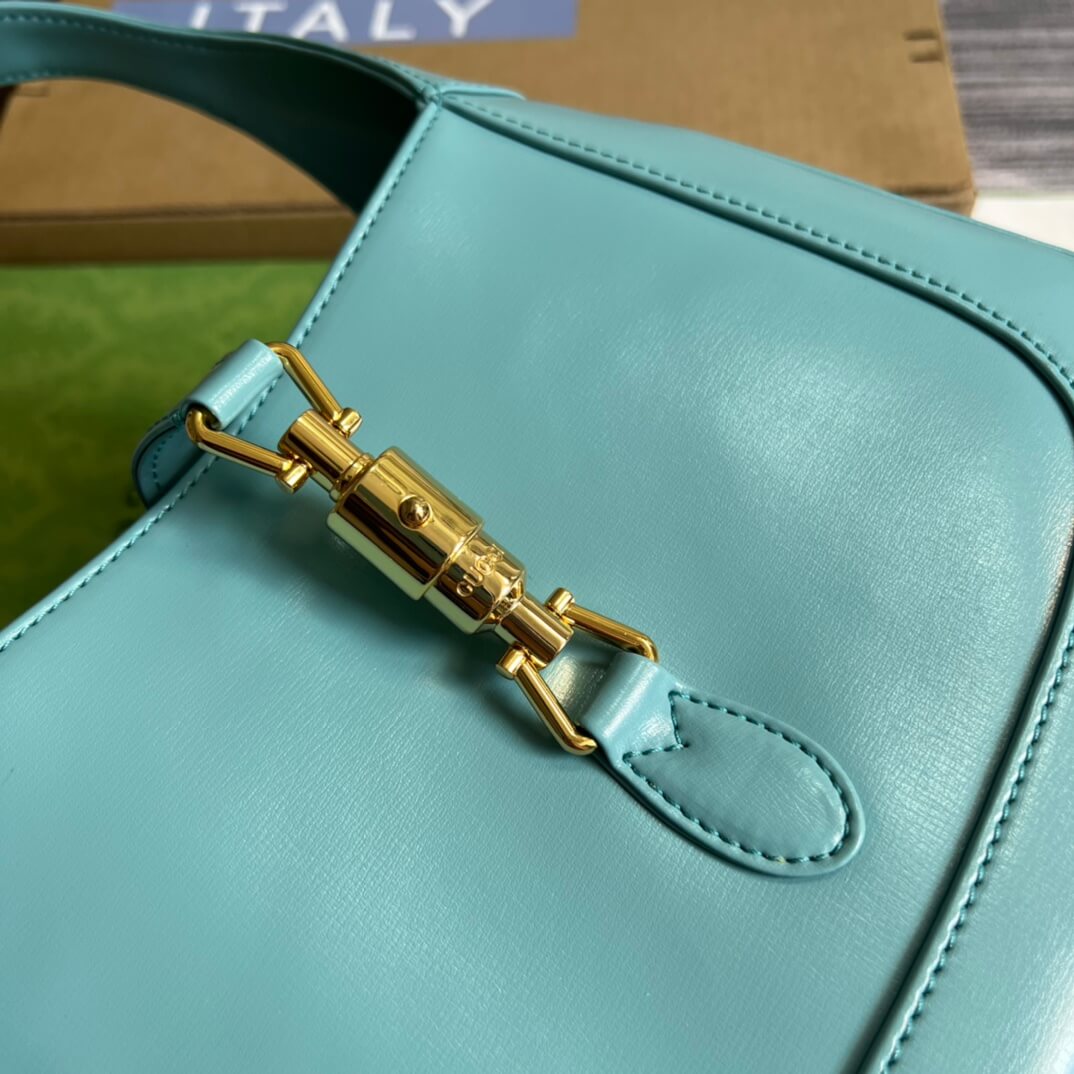 VBS636709 subaxillary bag 28cm blue cowhide