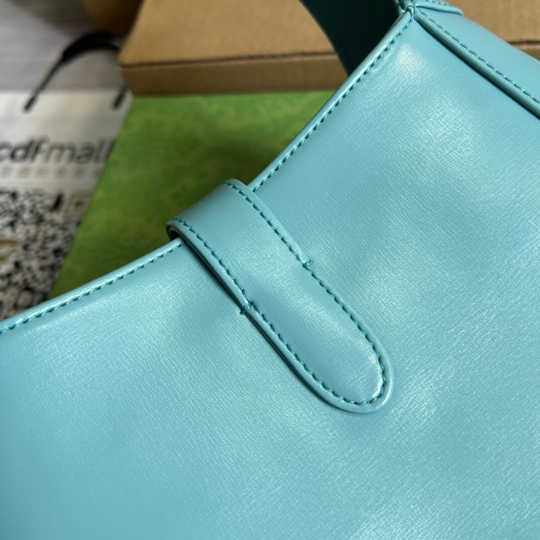 VBS636709 subaxillary bag 28cm blue cowhide