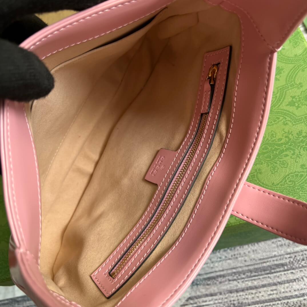 VBS636709 subaxillary bag 28cm pink cowhide