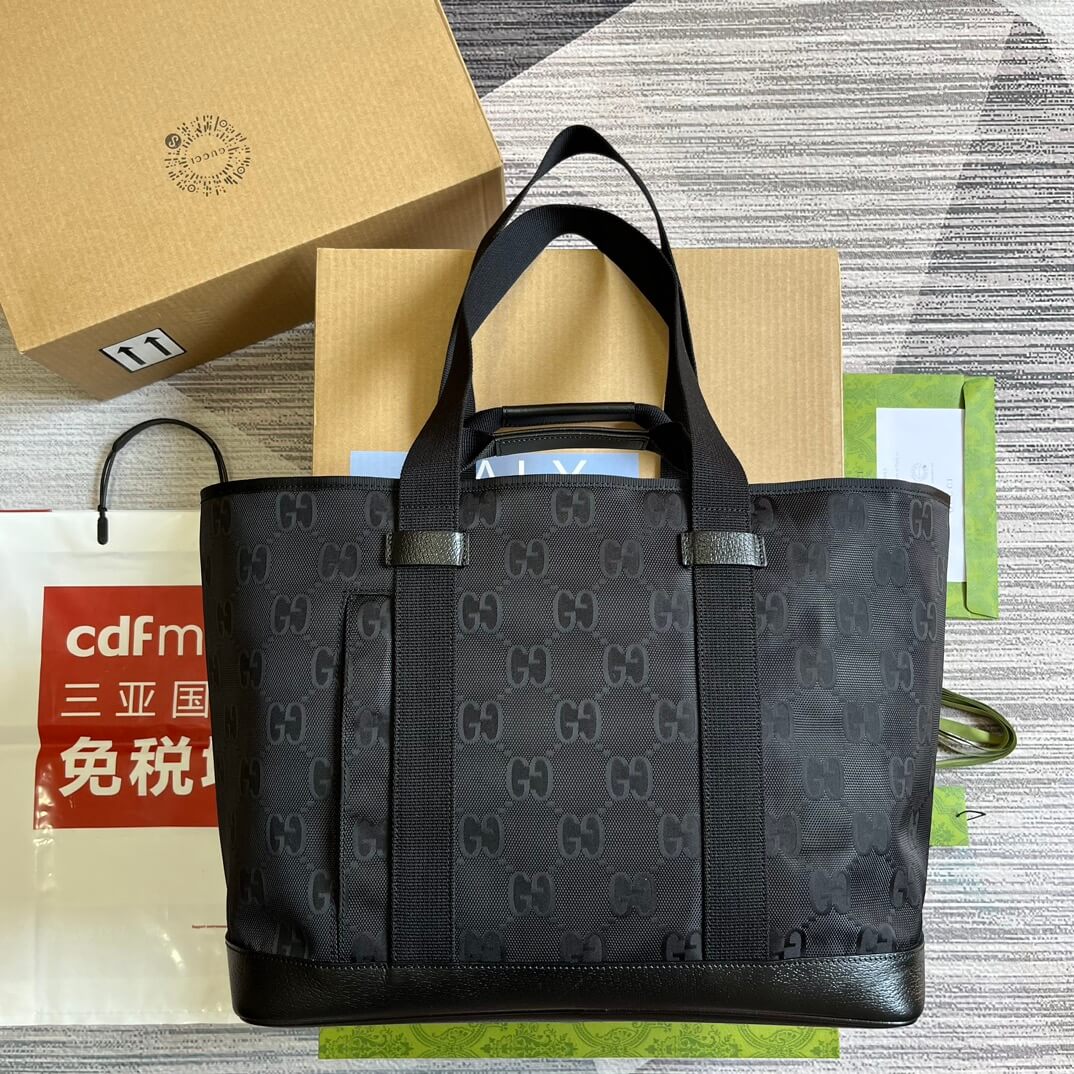 VBS746037 Off The Grid Handbag 39cm black Nylon Canvas