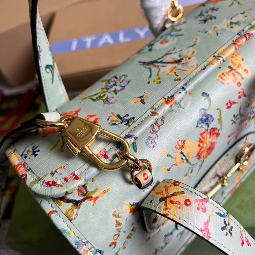 VBS handbag Ophidia 645453 green flower