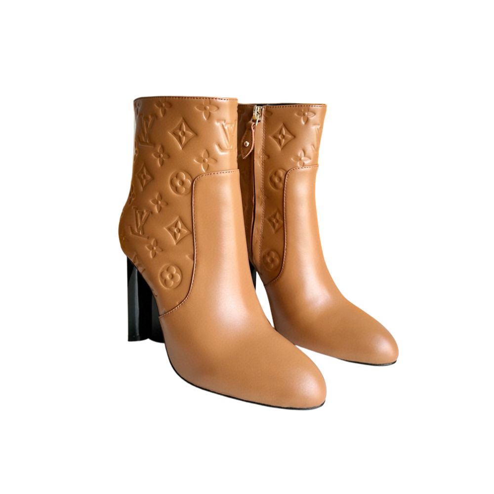 nmb SILHOUETTE ANKLE BOOT BROWN
