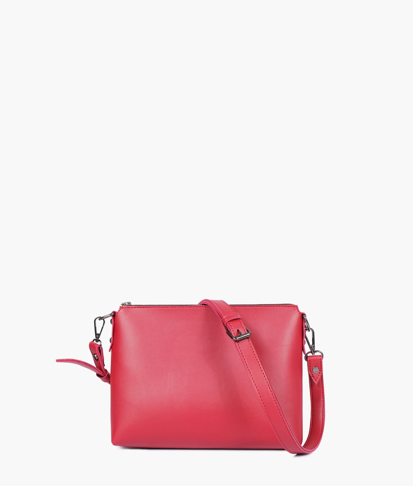 Maroon two-piece floral tote