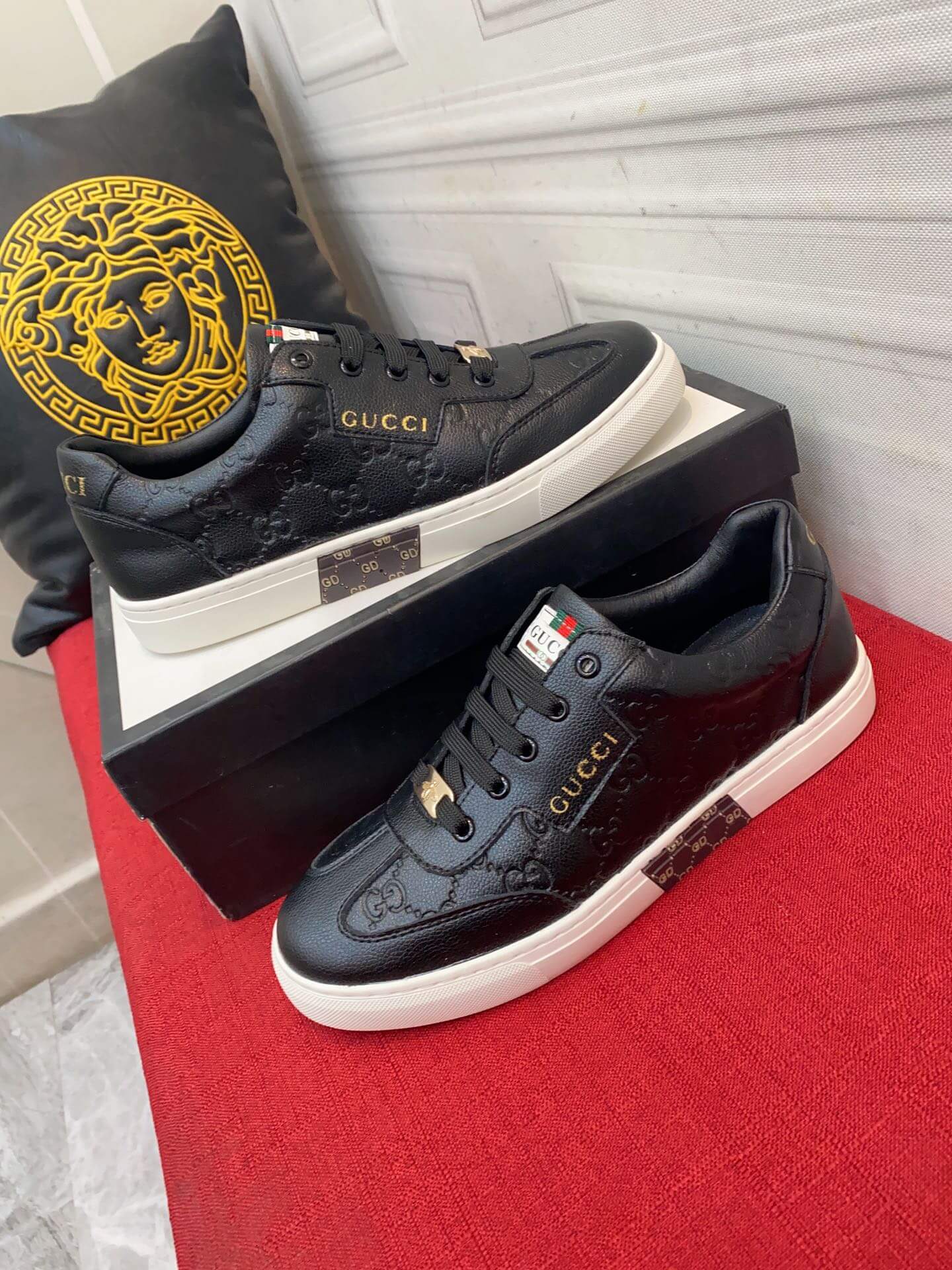 VBS Men's shoes Casual Korean style 38-44 Men's Size black