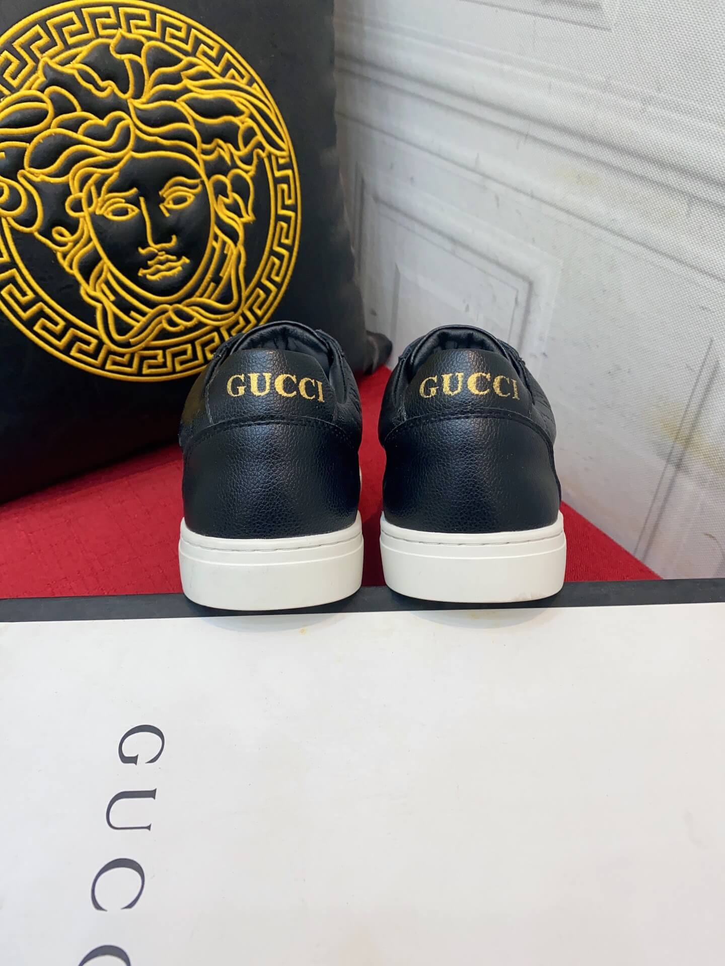 VBS Men's shoes Casual Korean style 38-44 Men's Size black