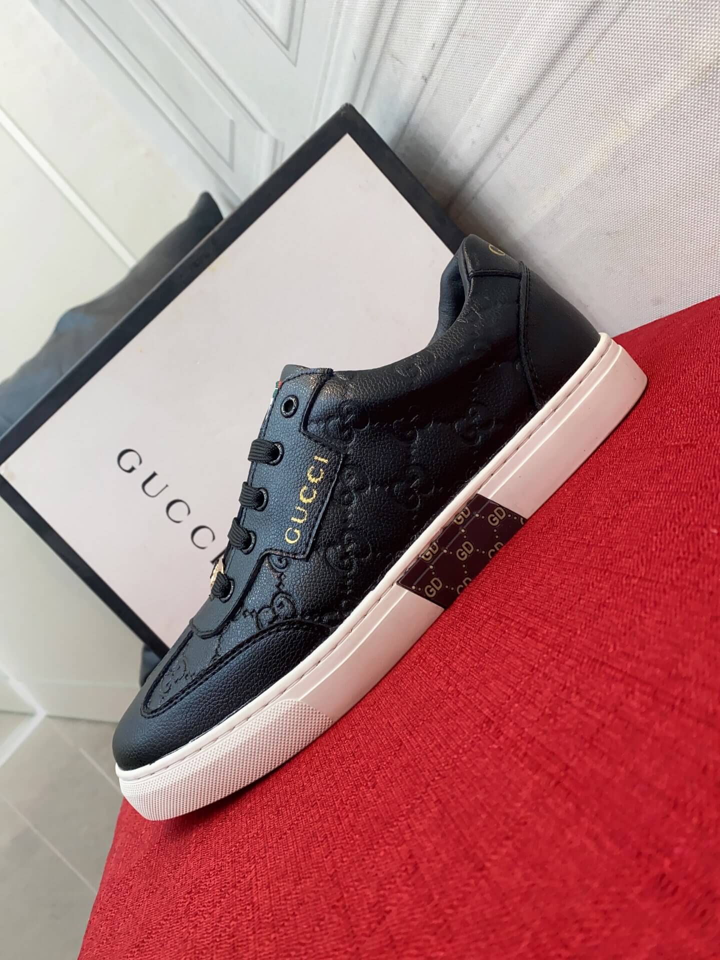 VBS Men's shoes Casual Korean style 38-44 Men's Size black