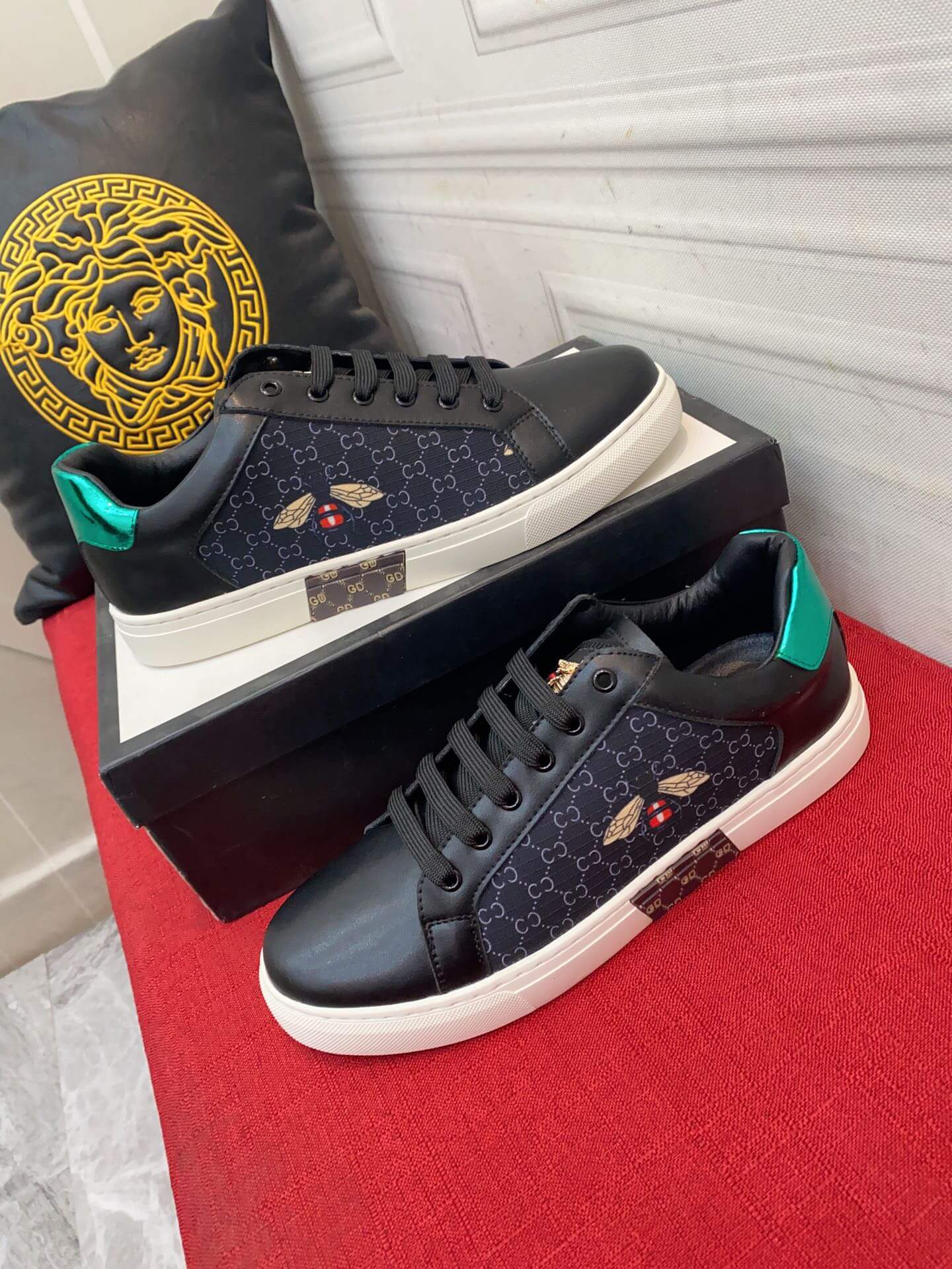 VBS Men's shoes Casual Korean style 38-44 Men's Size black