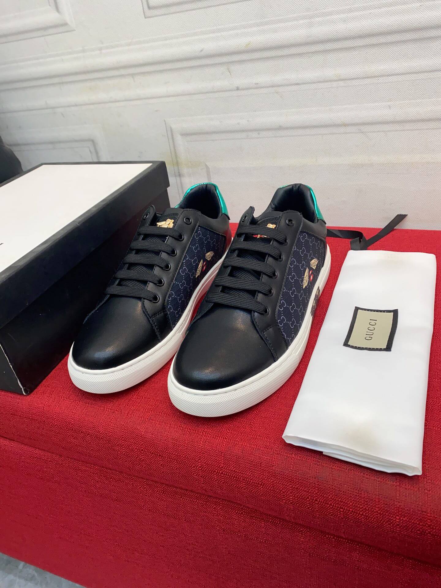 VBS Men's shoes Casual Korean style 38-44 Men's Size black