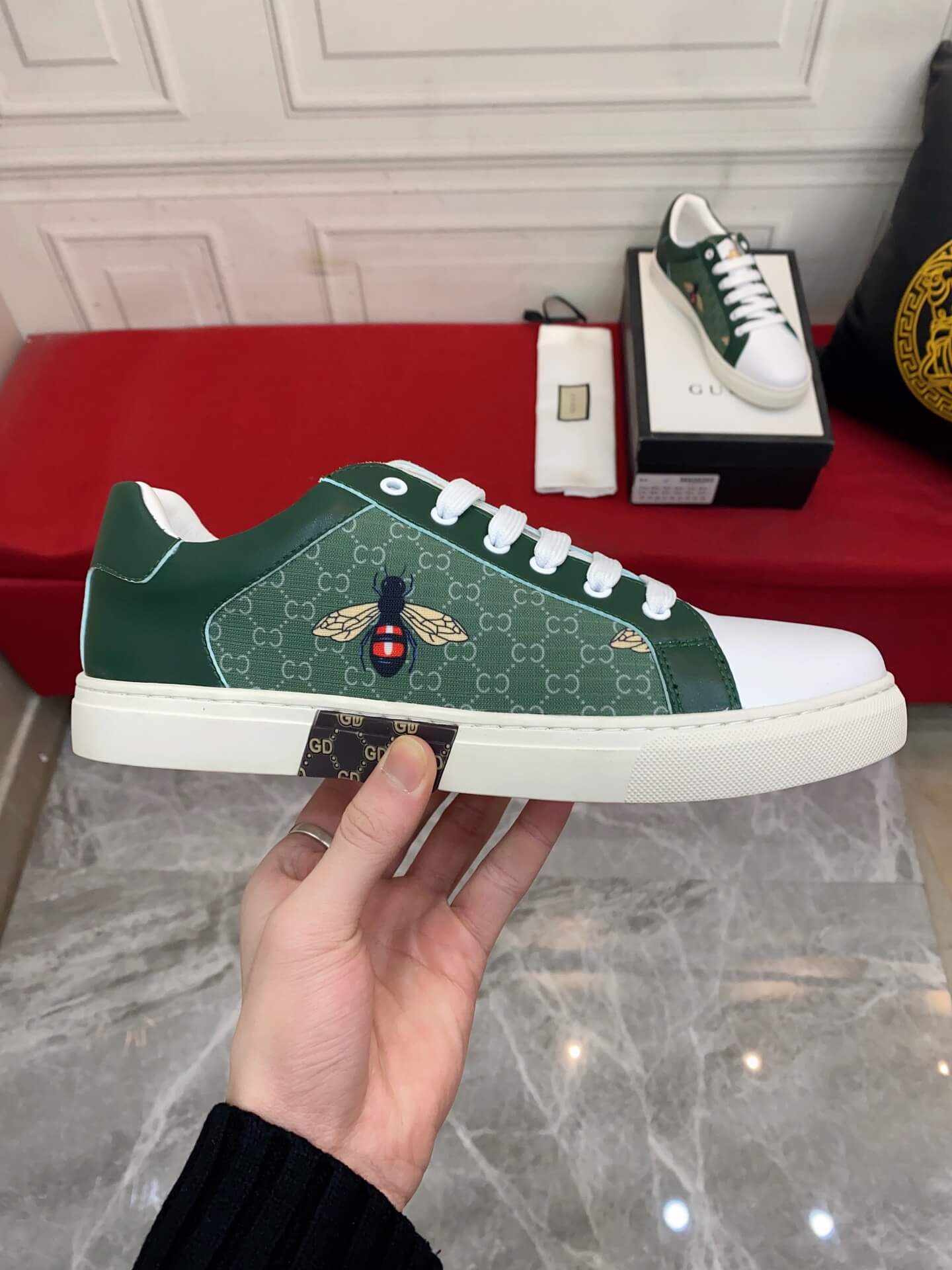 VBS Men's shoes Casual Korean style 38-44 Men's Size green