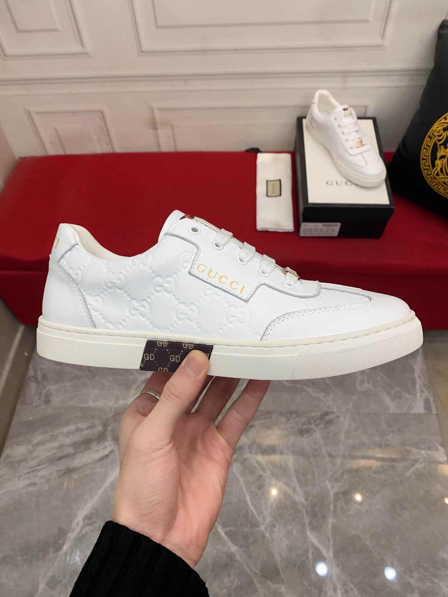 VBS Men's shoes Casual Korean style 38-44 Men's Size white