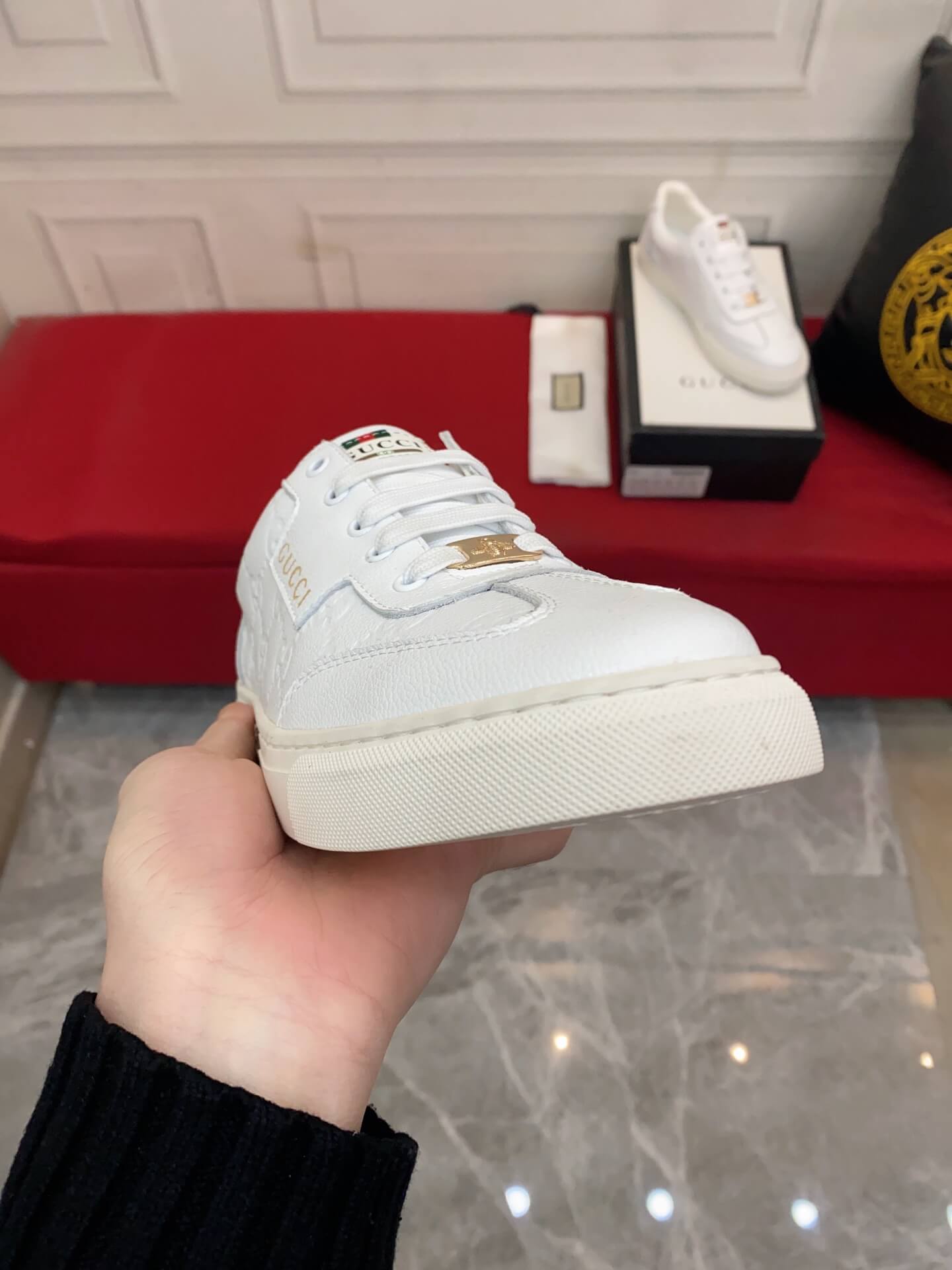 VBS Men's shoes Casual Korean style 38-44 Men's Size white