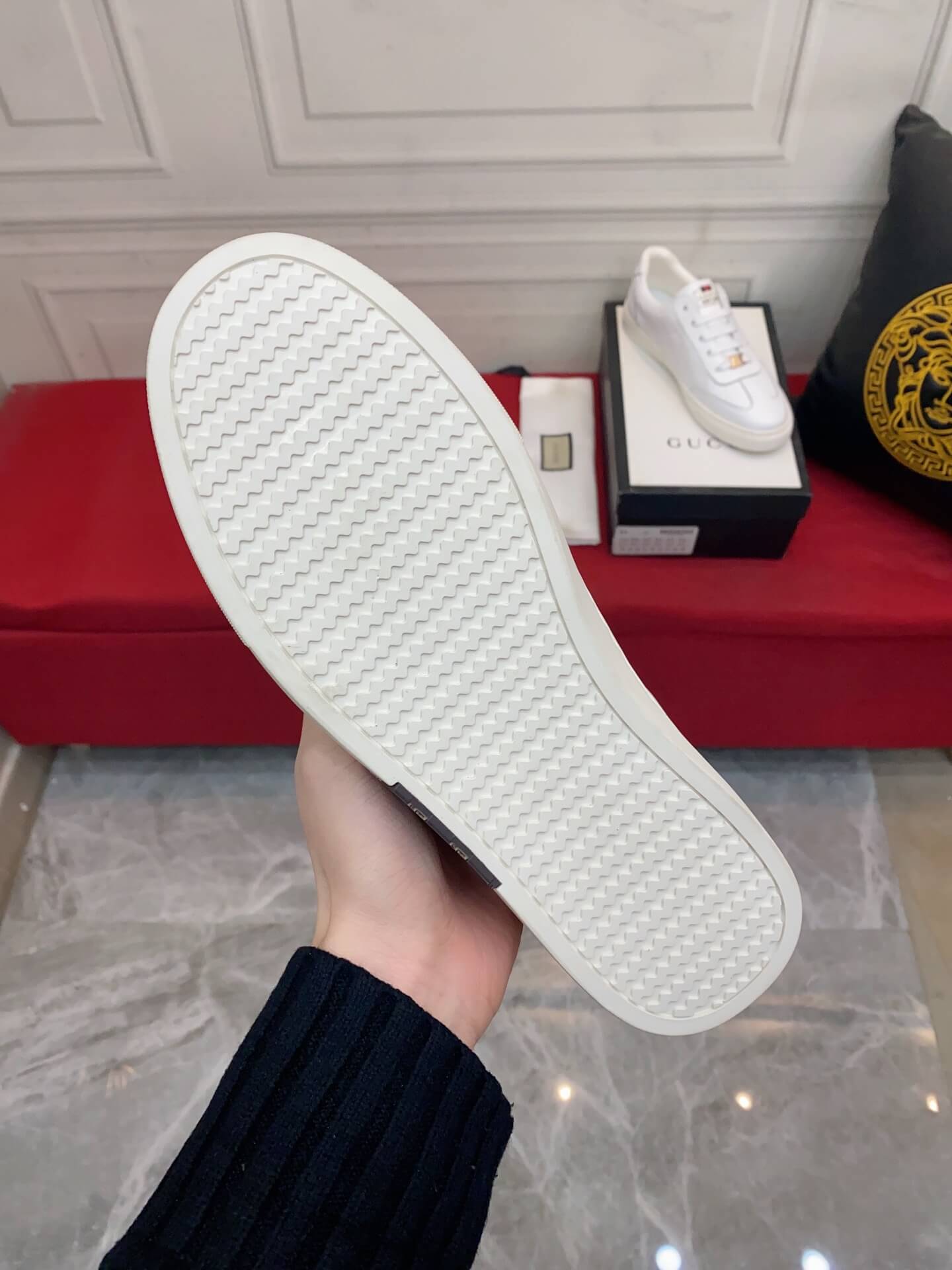 VBS Men's shoes Casual Korean style 38-44 Men's Size white