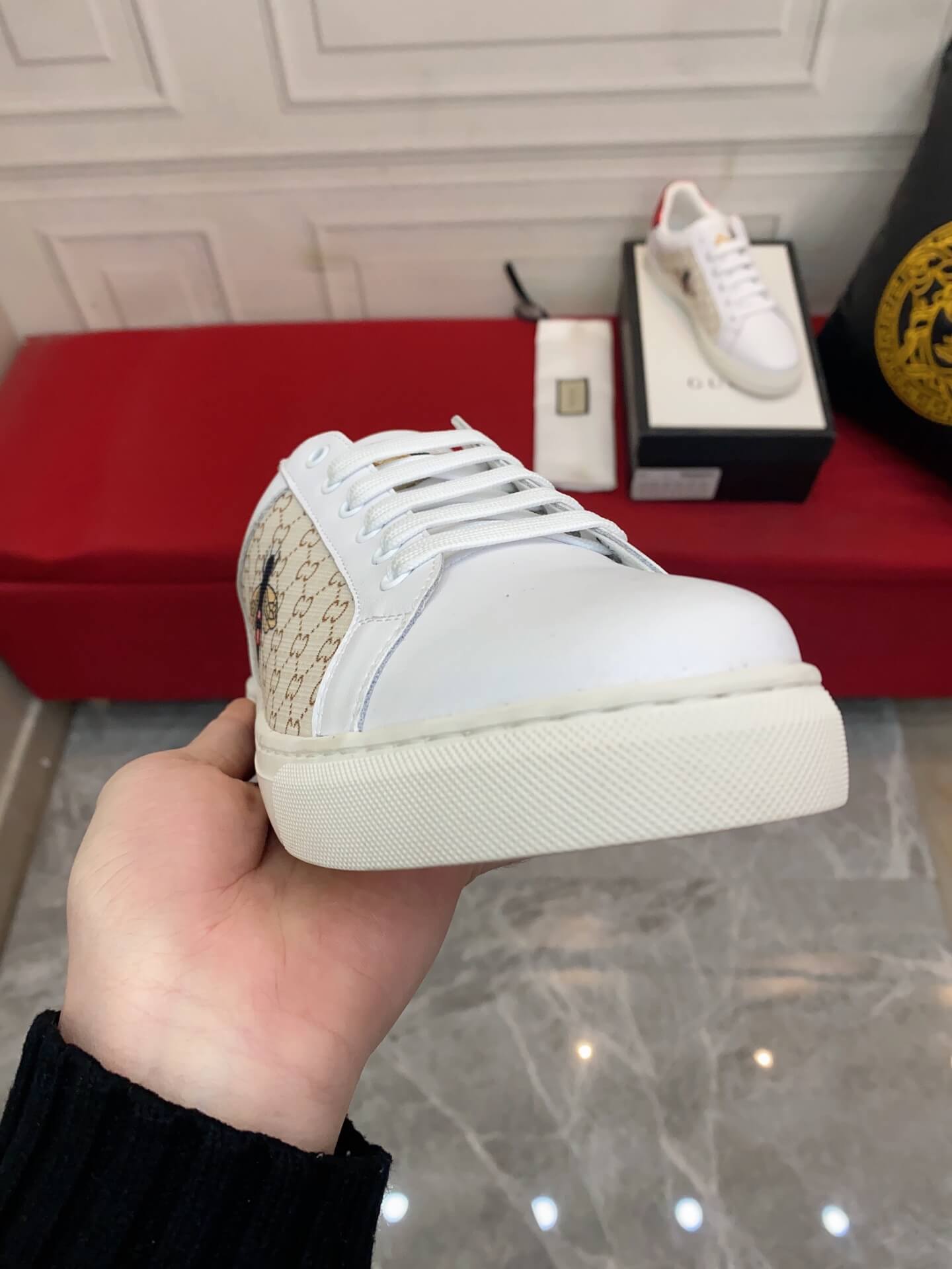 VBS Men's shoes Casual Korean style 38-44 Men's Size white