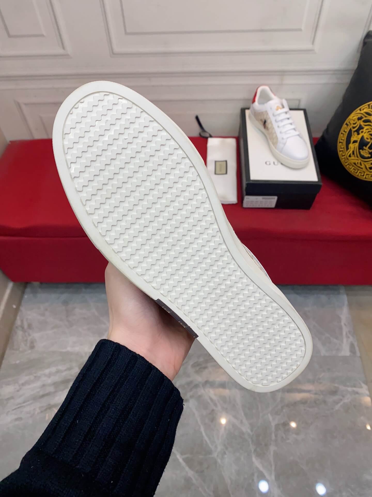VBS Men's shoes Casual Korean style 38-44 Men's Size white