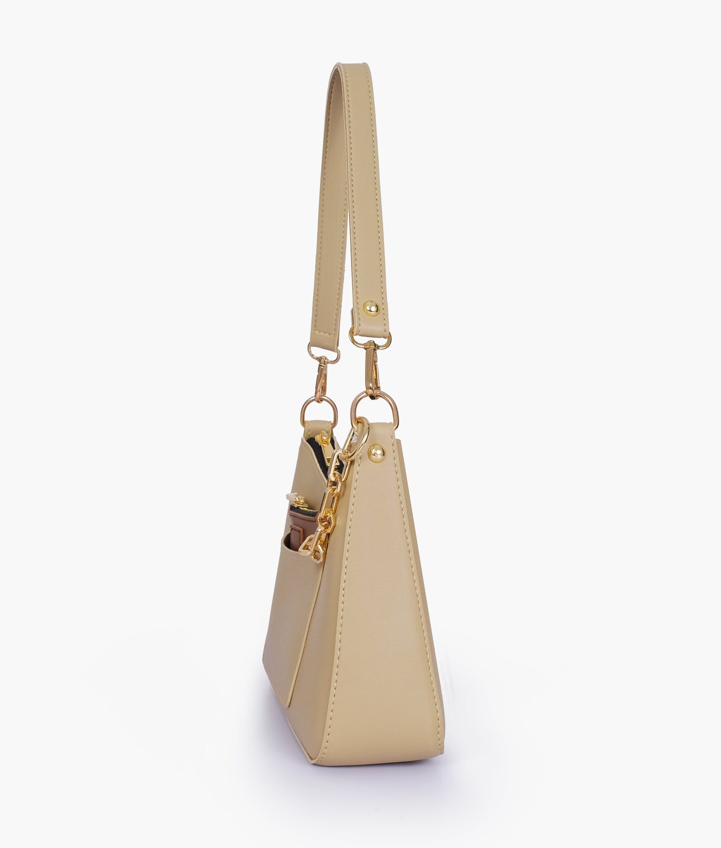 Off-white hobo evening bag