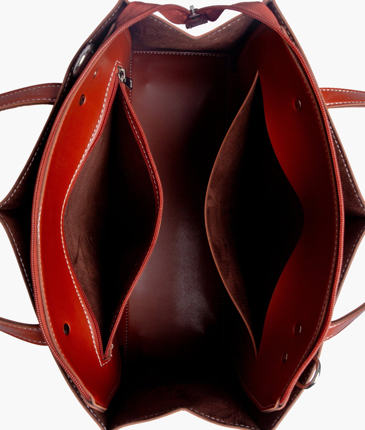 Rust work tote bag