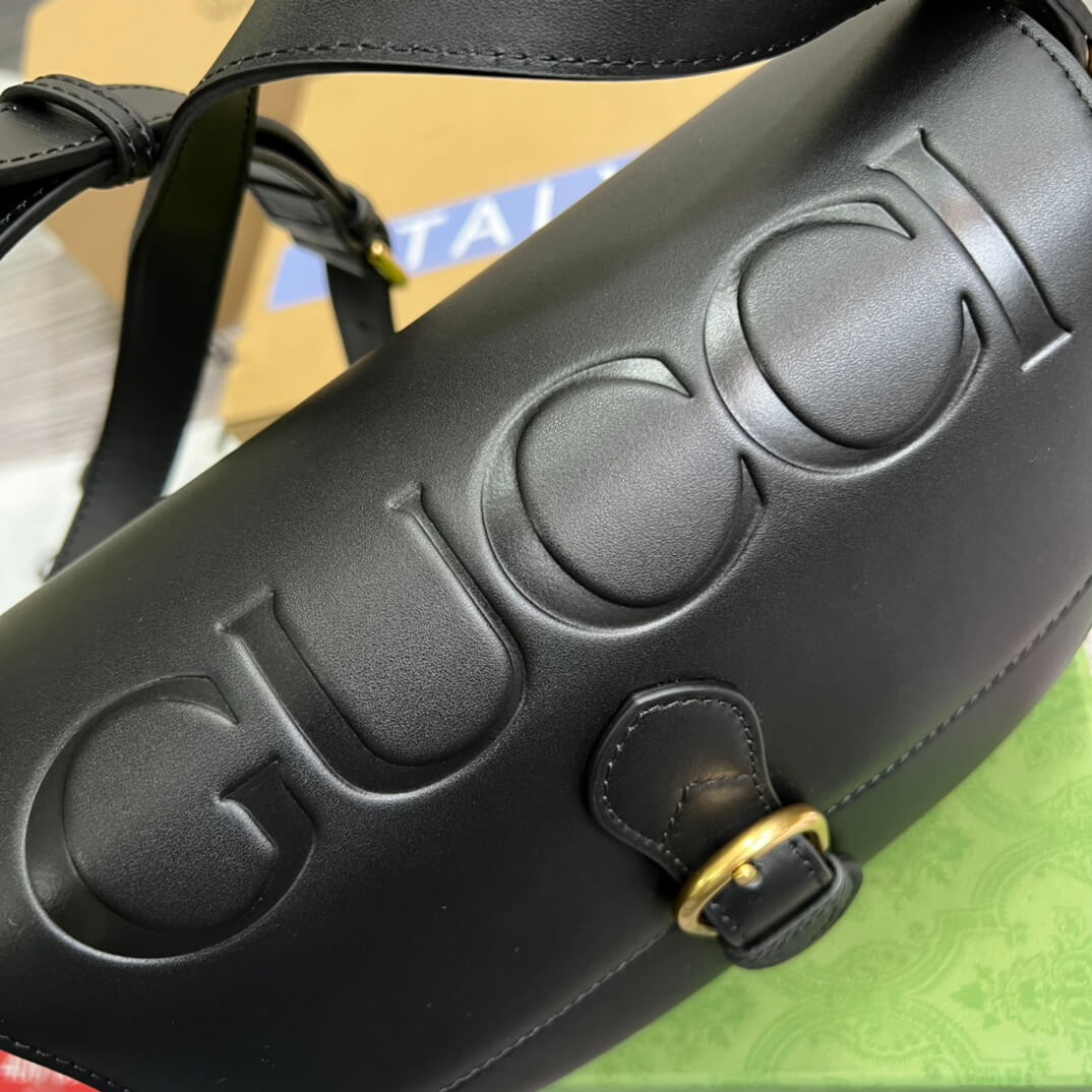VBS-675923 shoulder bag black Leather