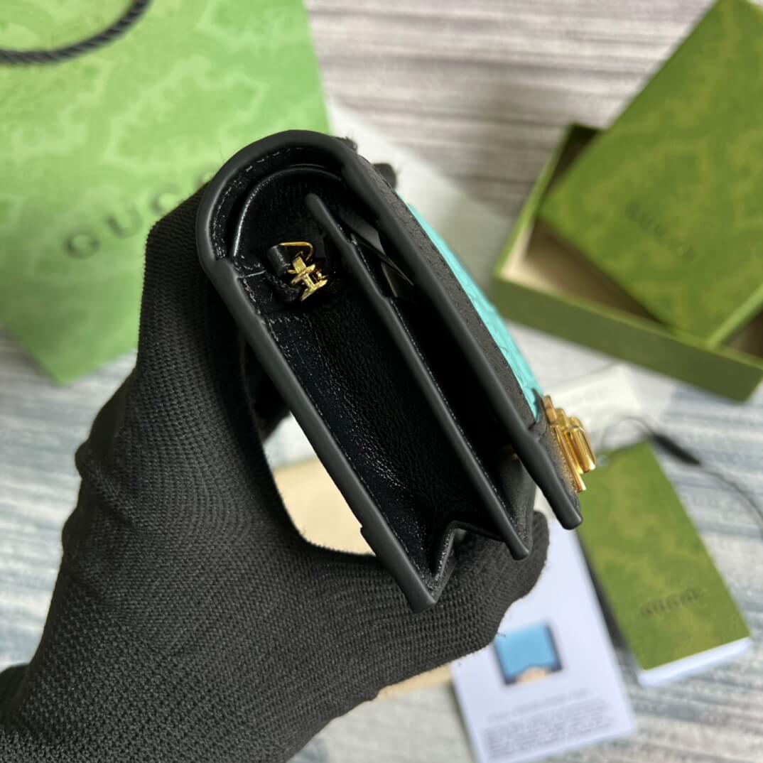 VBS-676150 wallet black White Leather