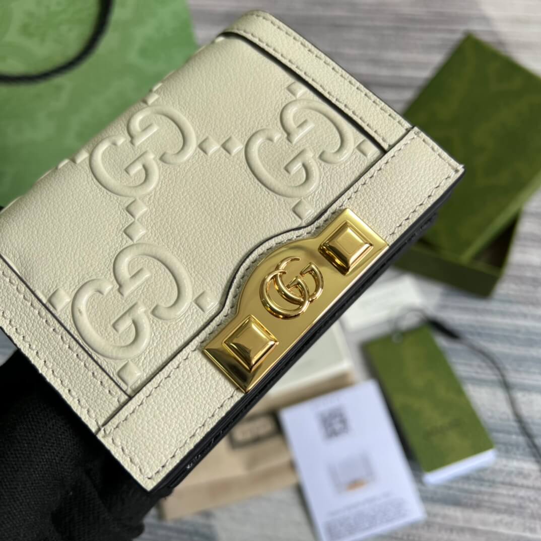VBS-676150 wallet black White Leather