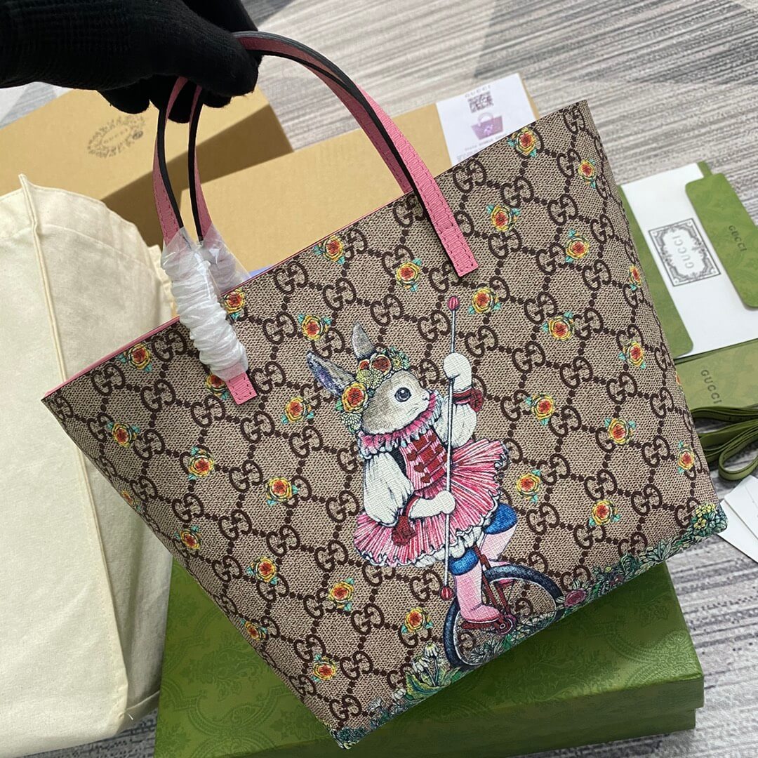 VBS-410812 Handbag Universal for adults and children bunny print