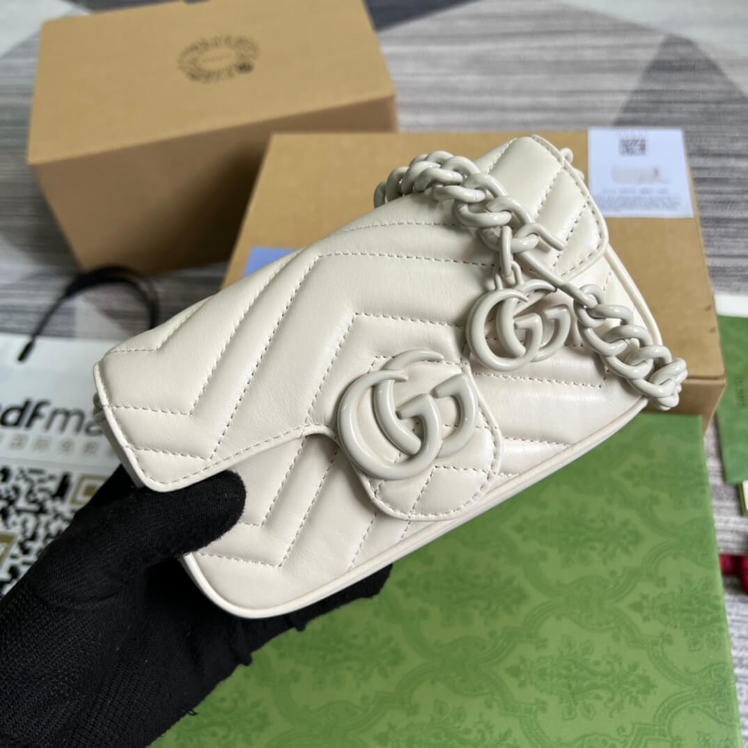 VBS-699757 shoulder bag white/white hardware Leather