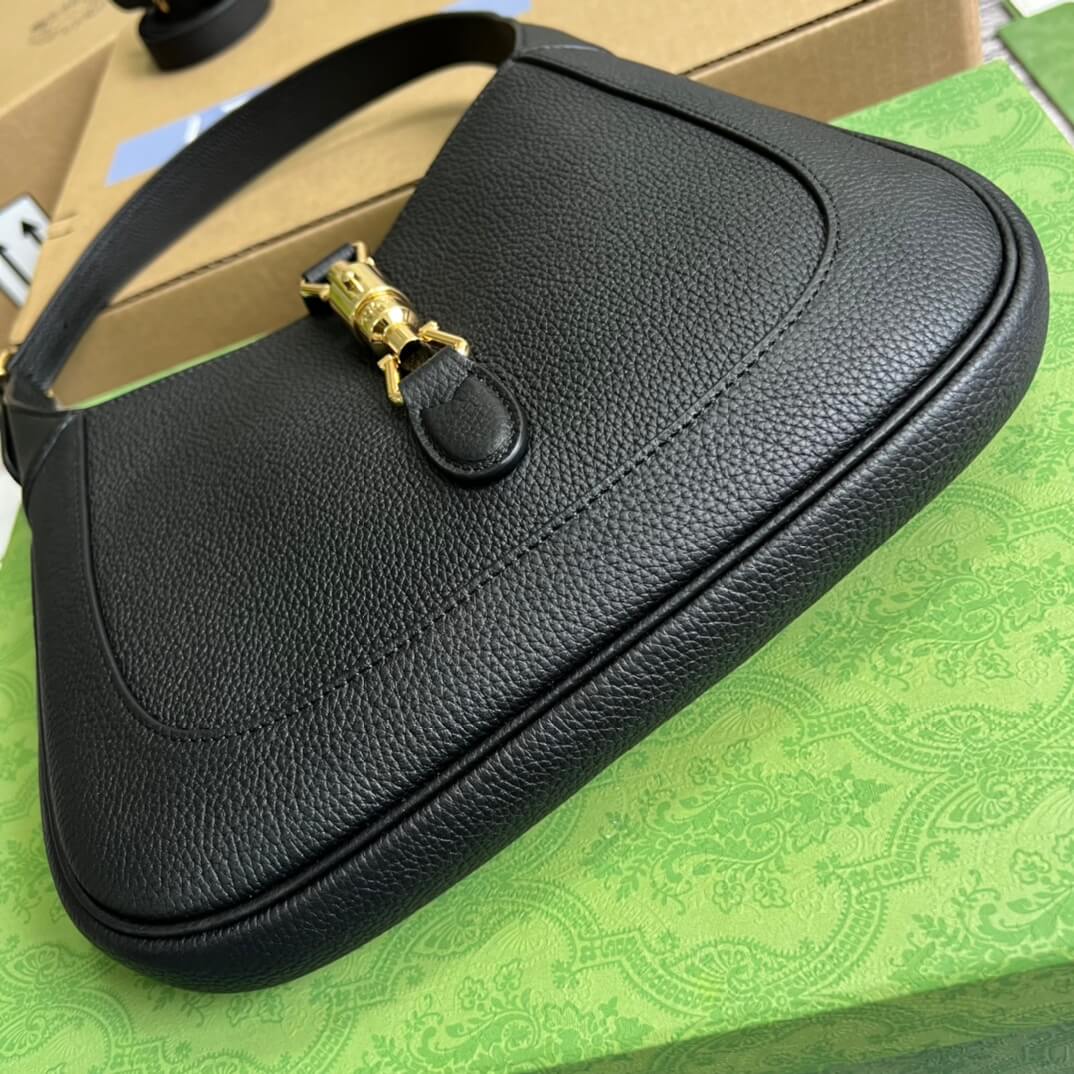 VBS636709 Handbag green black Leather Big size