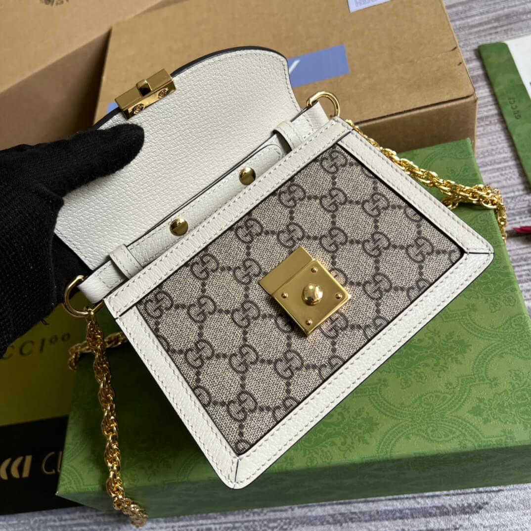 VBS696180 shoulder bag blue/pvc?white/pvc?Khaki?brown Leather
