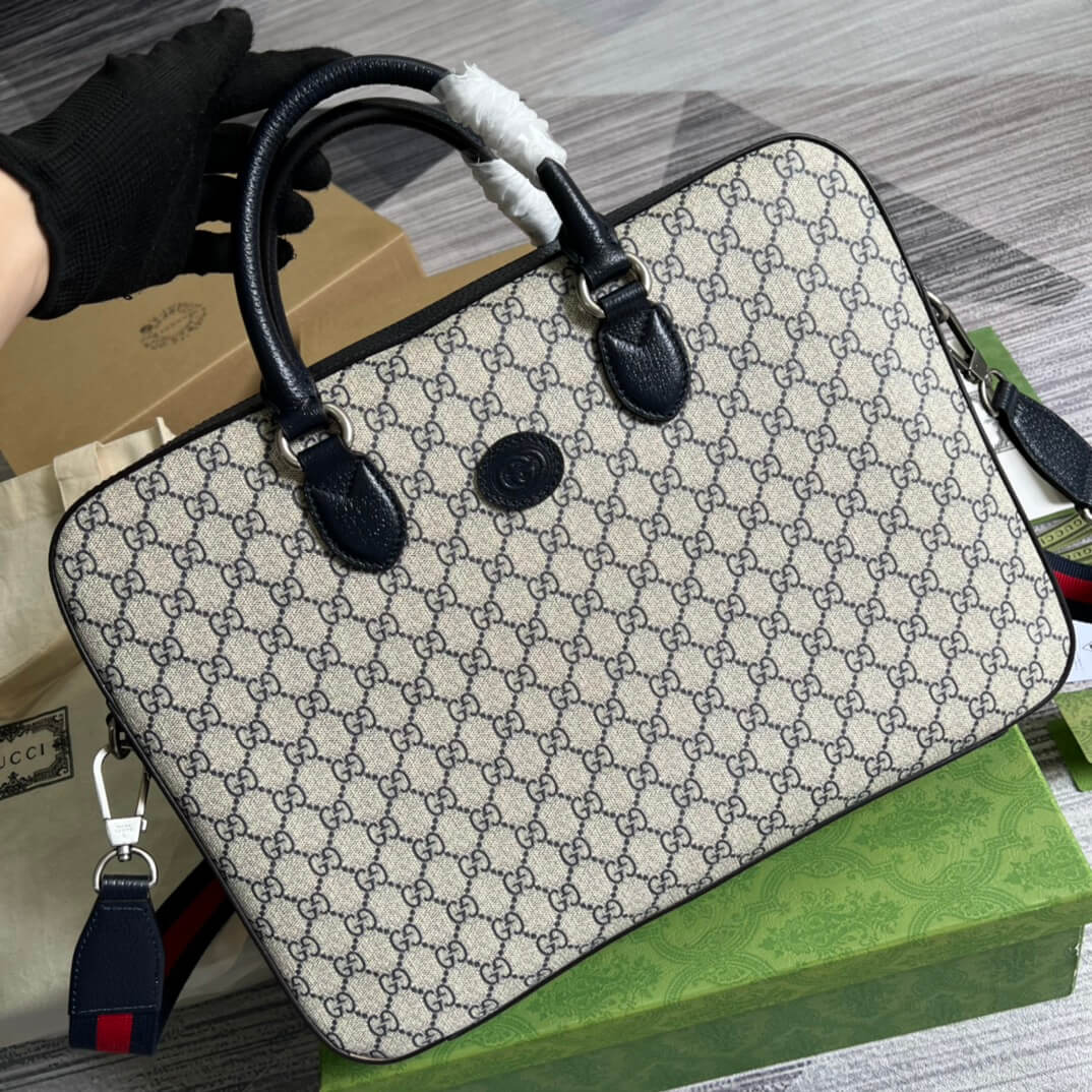 VBS-674140 Handbag blue/pvc Leather Big size
